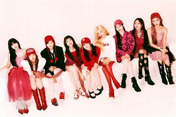 Close-up on Twice's Red Strategy Stage Wardrobe: Fabrics, Cuts, and High-Fashion Details