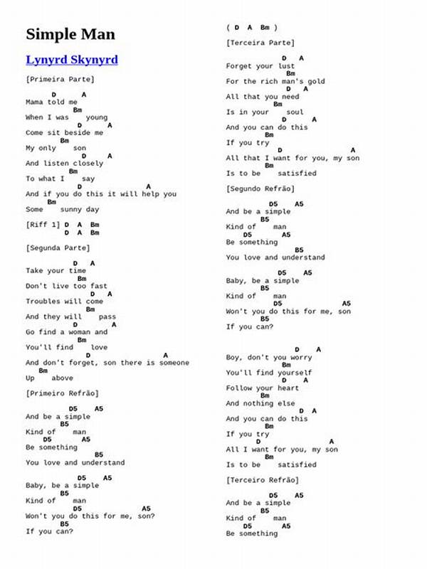 Complete Words to 'Simple Man' by Lynyrd Skynyrd: Lyrics, Meaning, and Guitar Lore Explained
