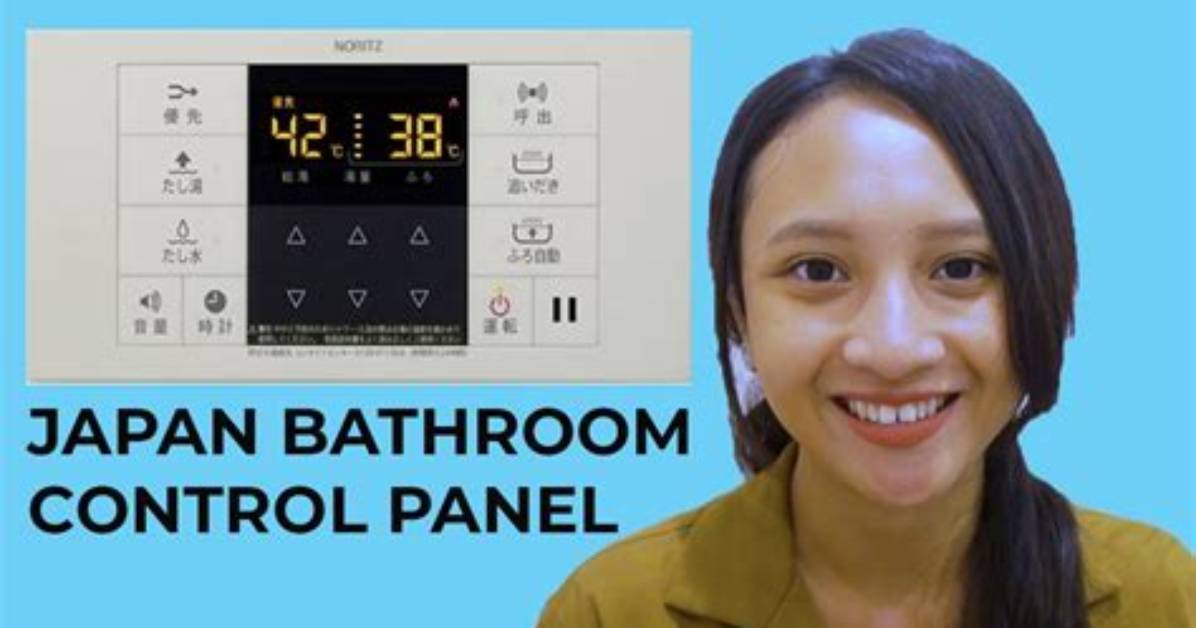 Decoding the Japanese Bathroom Control Panel: Visual Guide to Drying Modes, Heat Settings, and Timers