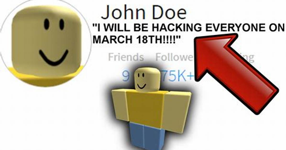 Fact Check: Is John Doe Hacking Roblox Accounts Again in 2026?