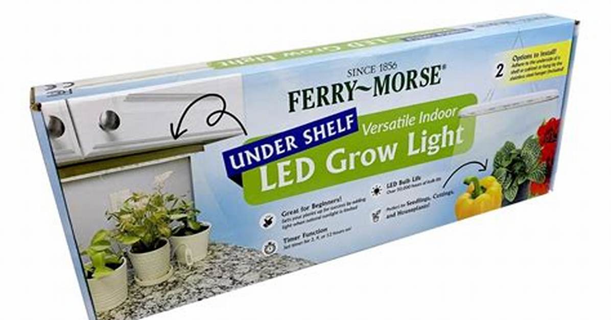 Ferry-Morse Grow Light Results: 30-Day Seedling Growth Comparison with Photos