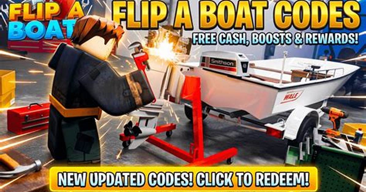 Flip a Boat Codes Fact Check: Expired List vs Active Working Rewards
