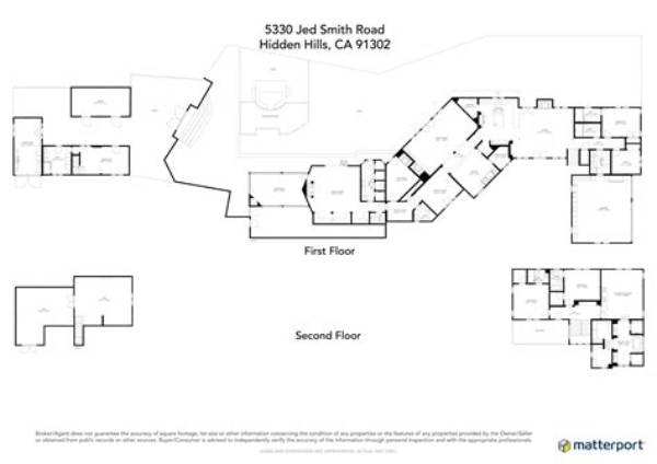 Inside 5510 Jed Smith Rd: Photos, Floor Plans, and Design Details of the Calabasas Compound
