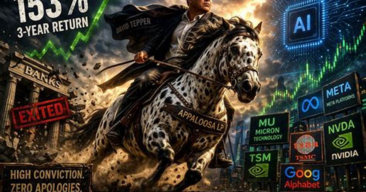 Inside David Tepper's Extreme Ai Pivot: Why Appaloosa Parked 40% in Just Three Stocks
