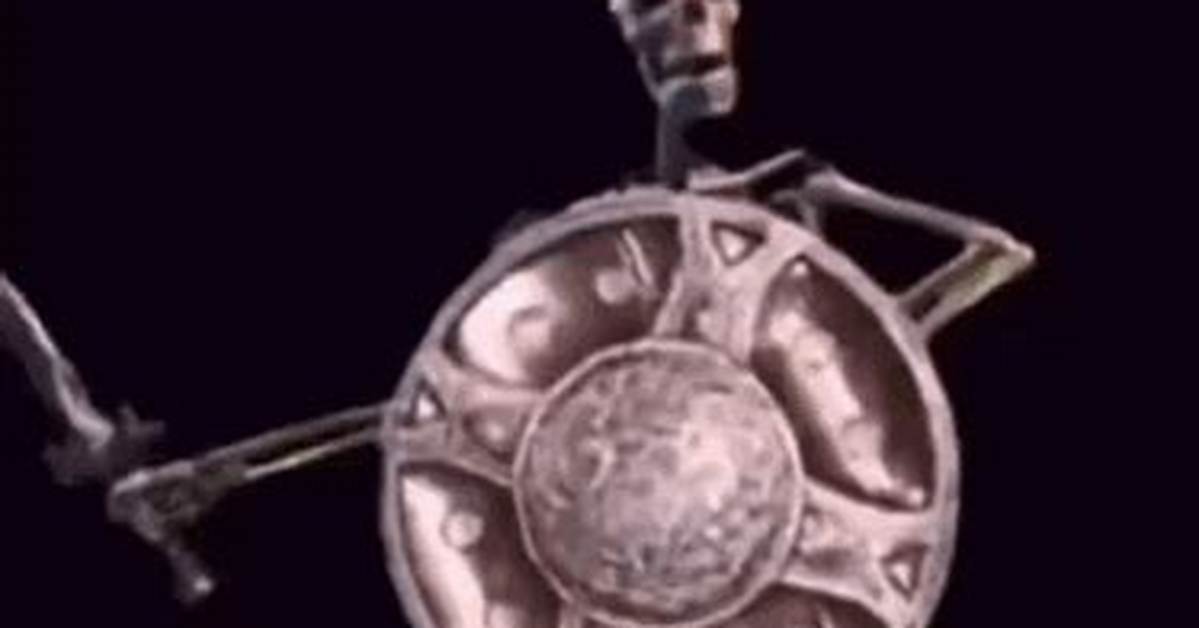 Inside the 'Rahhhh!' Meme: the Story Behind the Yelling Skeleton Banging Shield