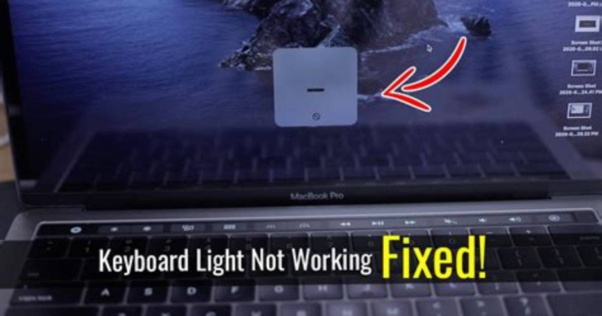 Macbook Pro Keyboard Light Not Working? Real Settings vs Sensor Lock