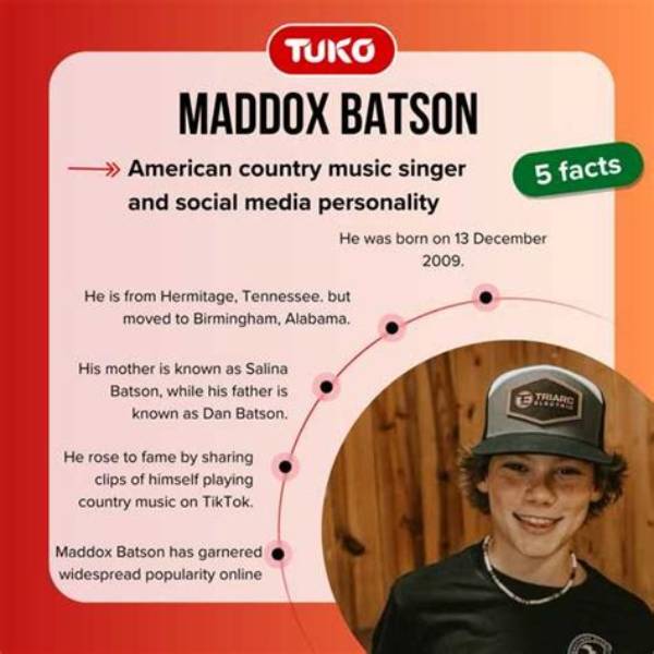 Maddox Batson Dating History: from Early Tiktok Fame to Global 2026 Tour