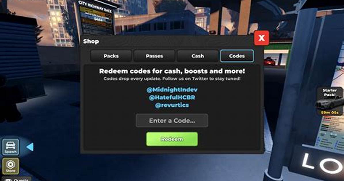 Midnight Chasers Codes Update: Fresh Patch Rewards and Cash Drops Live