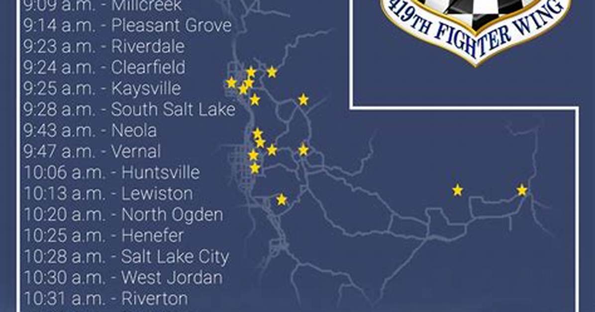 Military Jet Flyover Schedule Today: Timelines, Locations, and Live Updates