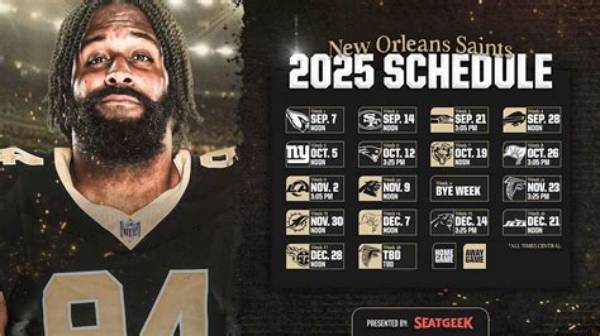 New Orleans Saints Schedule Chaos: Key Nfc South Clashes and Primetime Traps