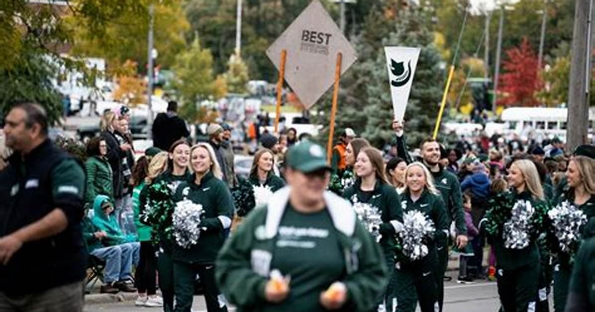 October 9 at Michigan State: Homecoming Parade, Big Ten Clash, and Outages