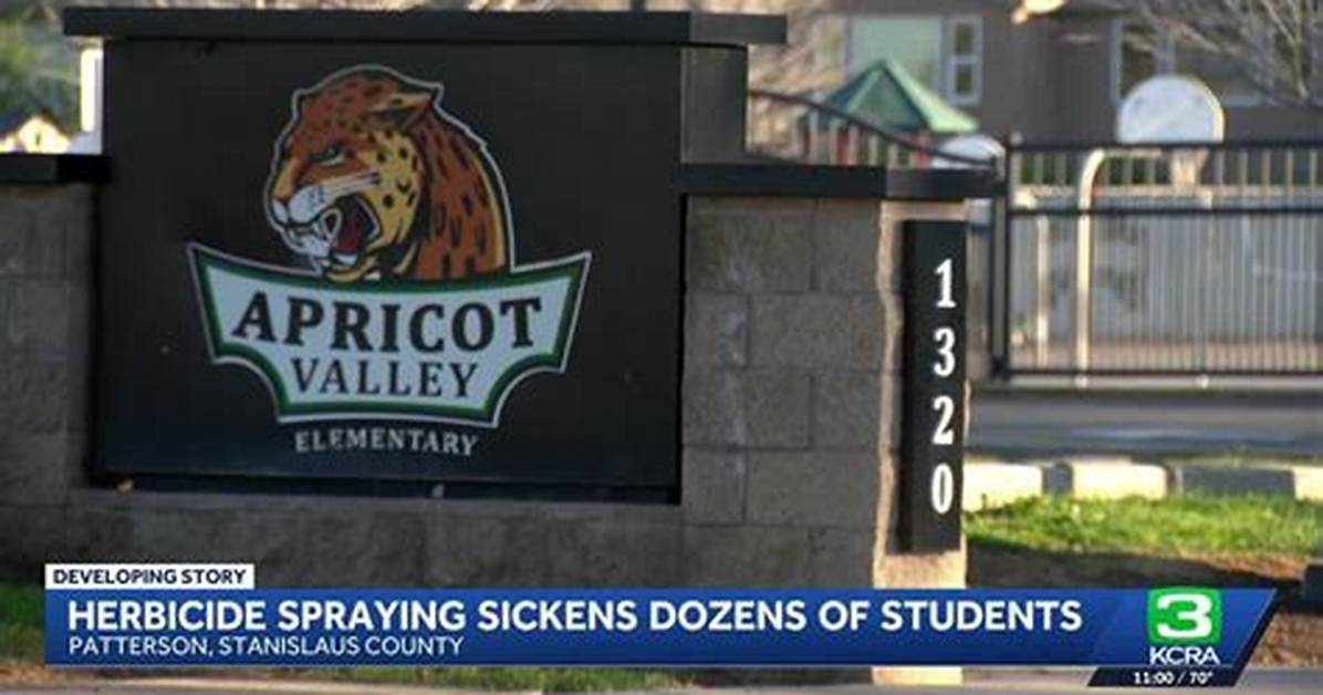 Outrage Erupts After Elementary Herbicide Spraying Sickens Dozens of Students in Stanislaus County