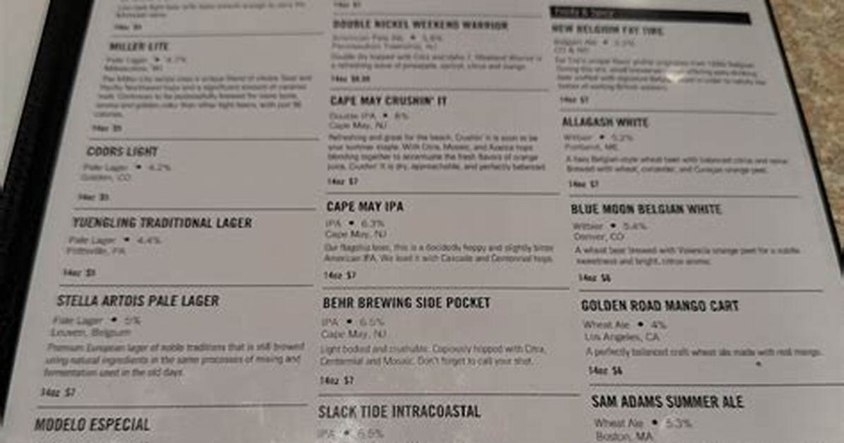 Red Brick Ale House Menu Cost Check: Happy Hour Deals, Portions, and Value