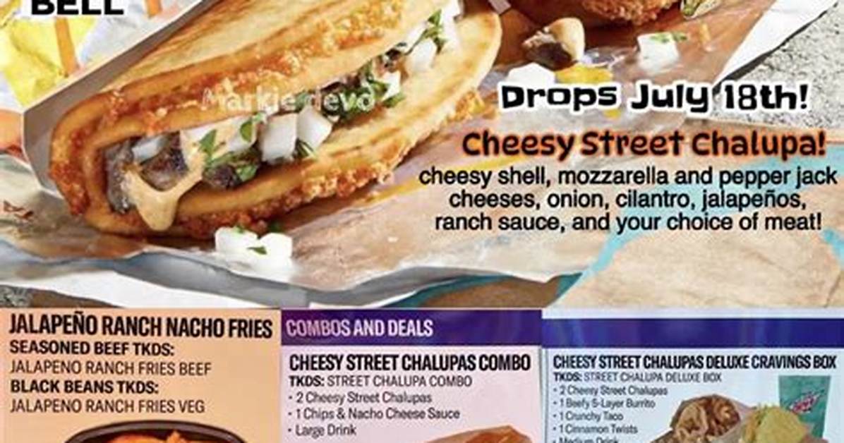 Taco Bell Street Chalupas Return: Launch Schedule, Participating Stores, and Details