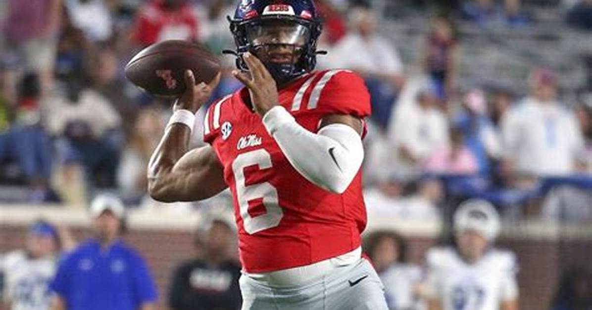 Trinidad Chambliss Spotlight: Ole Miss Qb Takes Center Stage Against Miami