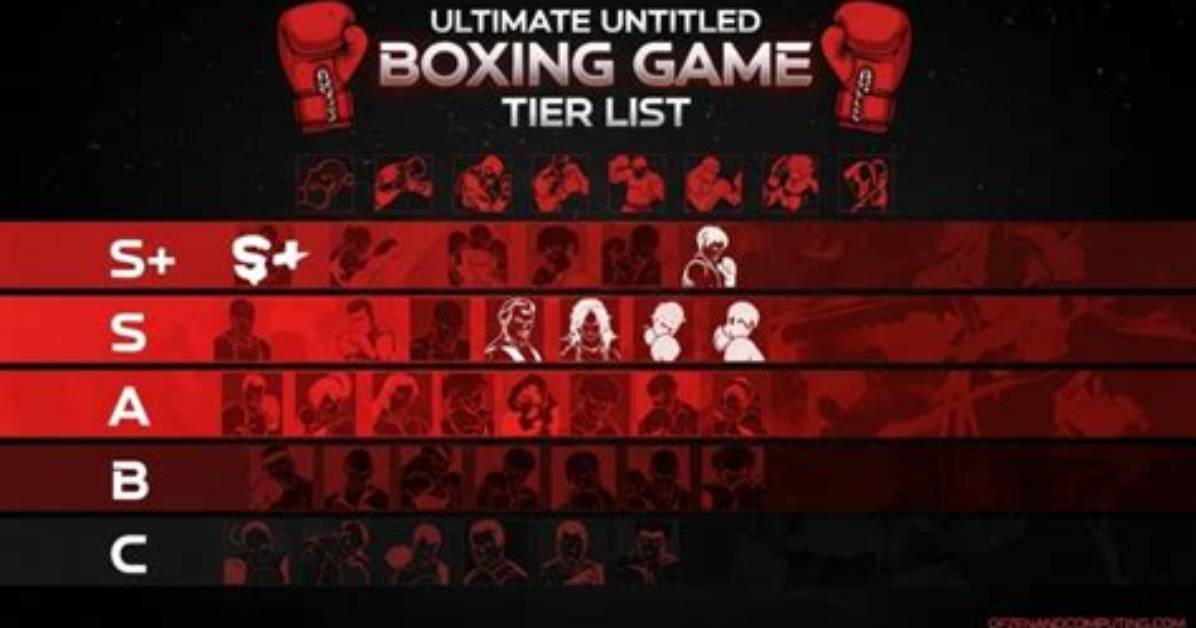 Untitled Boxing Game Tier List: Visual Breakdown of Every Style Ranked