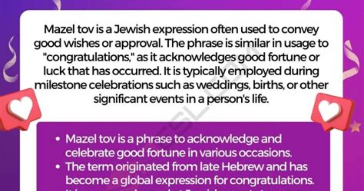 What Does Mazel Mean in Hebrew? Complete Meaning, Pronunciation, and Cultural Guide