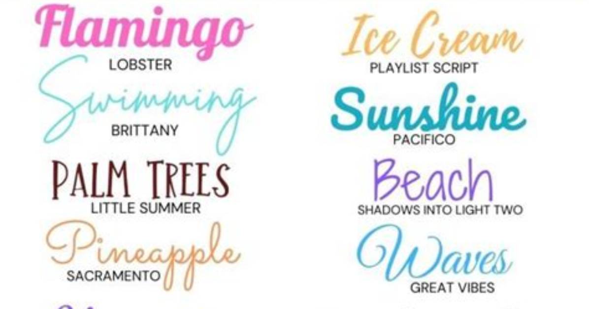 What Font Is the Summer I Turned Pretty? Visual Comparison and Canva Dupes