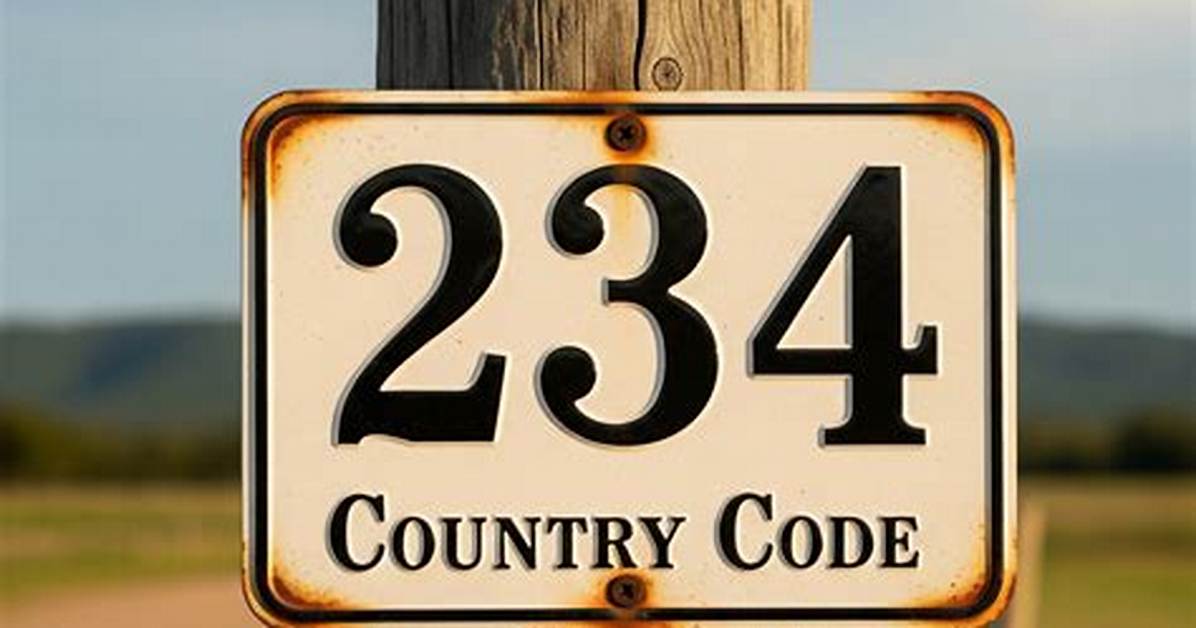 Which Country Code Is 00234? the Complete Guide to Safe Handling and Blocking