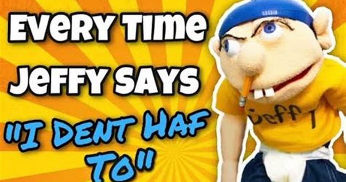 Why Jeffy's 'I Dent Haf Tew' Audio Is Suddenly Taking over Every Social Feed