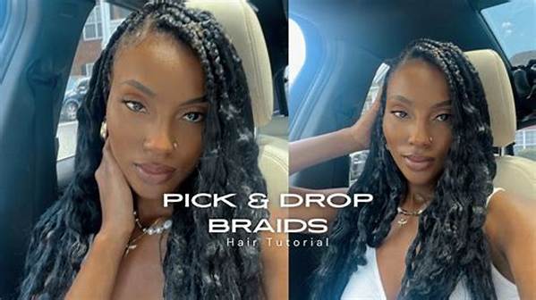 Why Pick and Drop Braids Are Suddenly Replacing Knotless Braids Everywhere